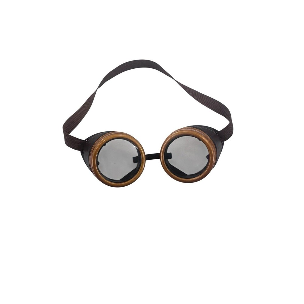 Steampunk Goggles Cyber Punk Deluxe Vintage Retro Victorian Glasses Fancy Dress